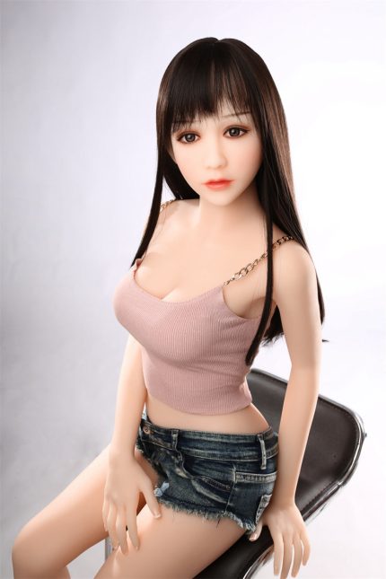 Super Sexy Small Breasts TPE Sex Doll Ivory 157cm（61.81inch）