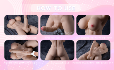 12LB Transsexual Torso Sex Doll with 7 Inch Soft F