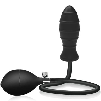 Silicone Inflatable Anal Plug Dildo Classic Threads Prostate Massager