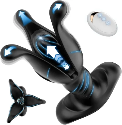 Prostate vibrator for men – Powerful anal plug with 9 vibration modes & prostate massage
