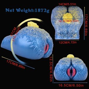 4.1lb Animal Masturbator Fantasy Torso with Furry Design 1